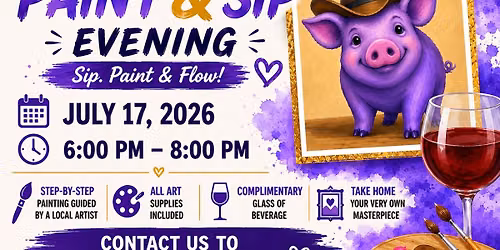Salinas Elks Lodge Paint and Sip