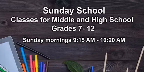 Classes for Middle & High School Students - Onsite