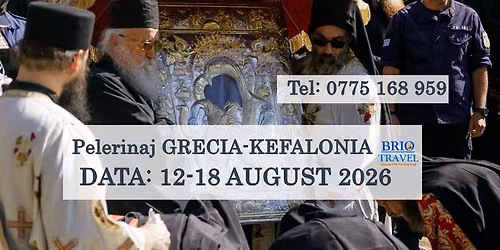 Pelerinaj Grecia 2026 \u2013 Kefalonia | Procesiunea Sfantului Gherasim Kefalonitul - Icoana cu Serpi