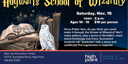 Allen Jay's "Hogwarts School of Wizardry"