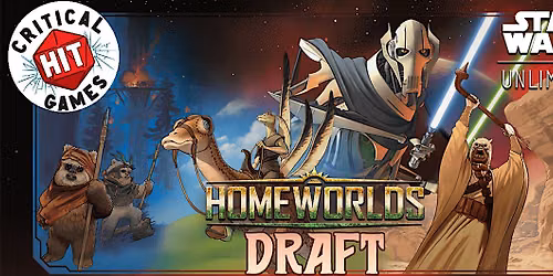 Star Wars Unlimited: Homeworlds Launch Booster Draft Tournament