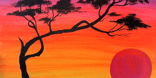 Paint and Sip: Safari Glow