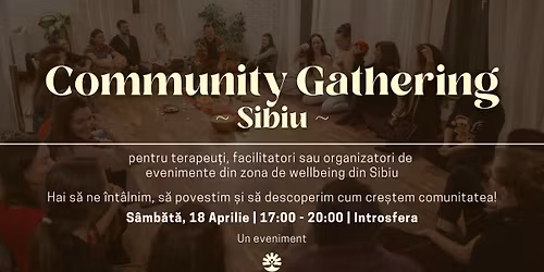 Community Meeting la Sibiu