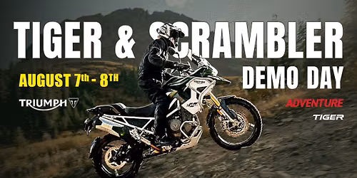 TRIUMPH TIGERS & SCRAMBLERS DEMO DAY