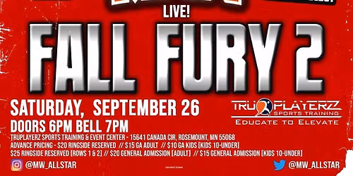 MAW-Live! \u201cFall Fury 2!\u201d
