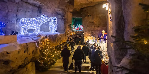Valkenburg march\u00e9s de No\u00ebl dans les grottes