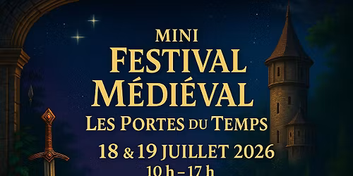 Mini Festival M\u00e9di\u00e9val Les Portes Du Temps