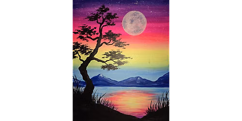 Prismatic Moon - Paint and Sip in Sacramento | Classpop!\u2122