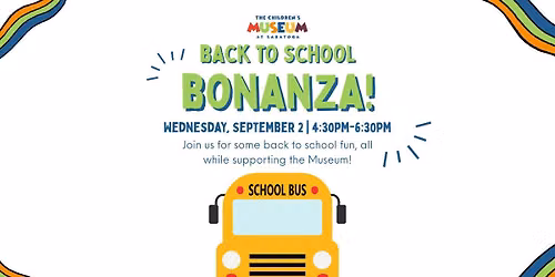 Back to School Bonanza!