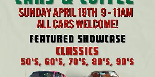 \ud83d\ude97\u2615 Pure Green Cars & Coffee \u2013 April 19, 2026 \u2615\ud83d\ude97
