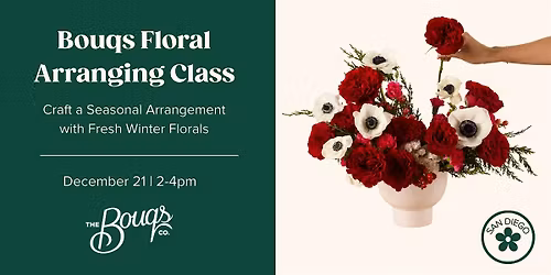Bouqs Floral Arranging Class