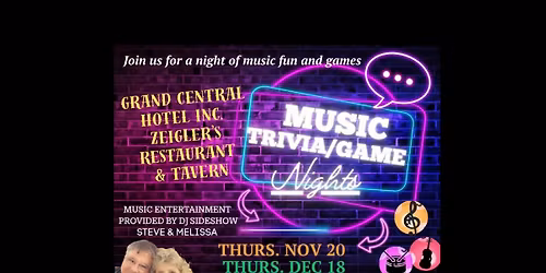 Music Trivia\/Game Night