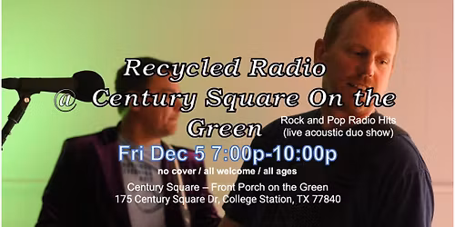 Recycled Radio at Century Square