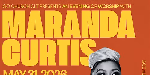 An Evening  of Worship with MARANDA CURTIS ***VIP SEATING***
