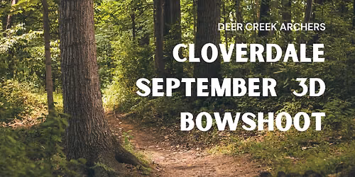 Sept Cloverdale 3D Shoot