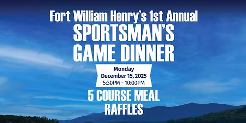 Sportsman\u2019s Game Dinner