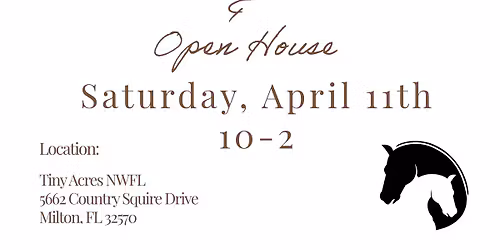 Spring Tack Sale & Open House