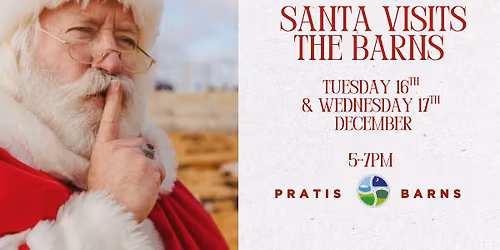 Santa visits the Barns