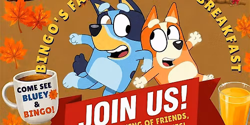 Bluey and bingo friendship fall breakfast