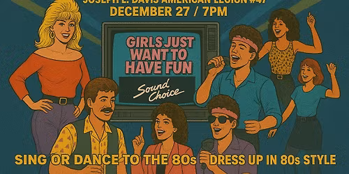 80s Themed Karaoke\/ DJ Dance Party!