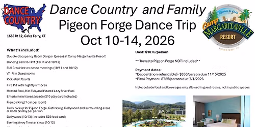 Pigeon Forge Dance Trip