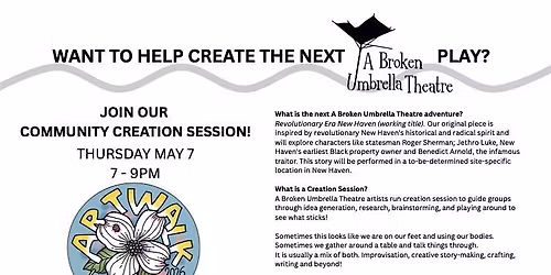 Community Creation Session A Broken Umbrella Theatre