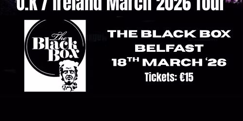 The Scarlet Goodbye\/OVERHAUL Live at The Black Box, Belfast, Ireland