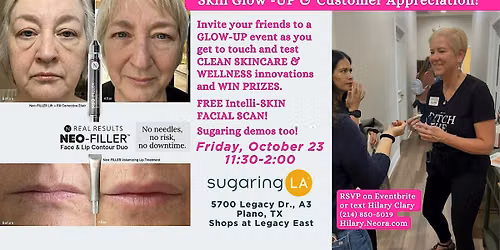 Skin GLOW-UP & Customer Appreciation Networking - Plano, TX