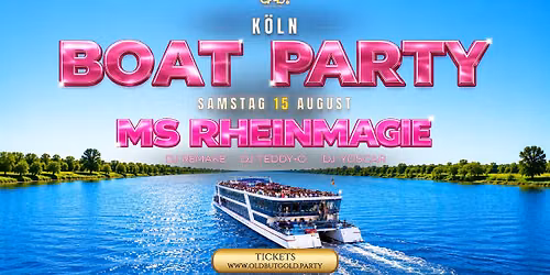 Old but Gold \u00dc30 Hip Hop Boat Party @ MS RheinMagie