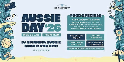 Australia Day at the Grand View!