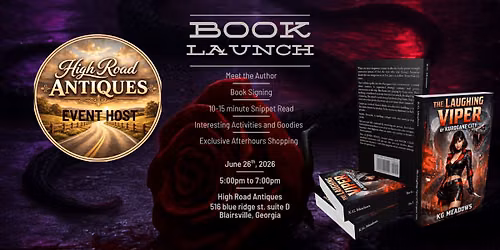 BOOK LAUNCH EVENT FOR THE LAUGHING VIPER OF KUROGANE CITY
