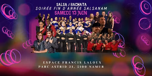 Salsanam: Soir\u00e9e fin d'ann\u00e9e. "Samedi 13 juin" Salsa bachata