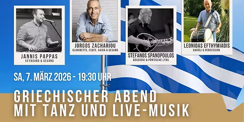 Griechischer Abend mit Tanz und Live-Musik