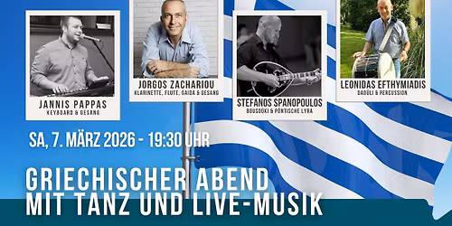 Griechischer Abend mit Tanz und Live-Musik