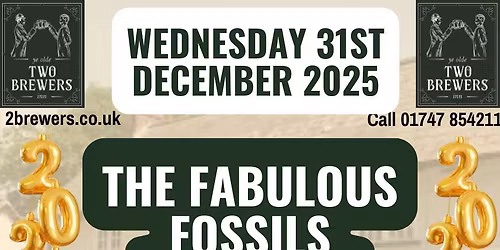 The Fabulous Fossils- New years eve