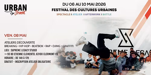 Urban Clermont 2026 | Ateliers d\u00e9couvertes 
