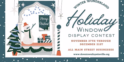 Holiday Window Display