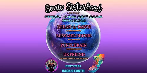 Sonic Sisterhood: An Evening of Pride & Celebration!