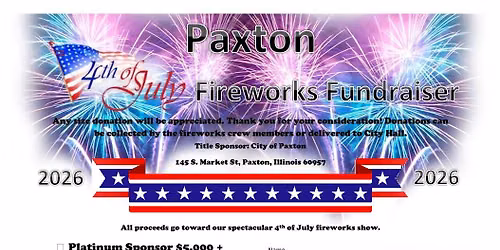 Paxton Fireworks
