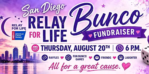 San Diego Relay for Life Bunco Fundraiser