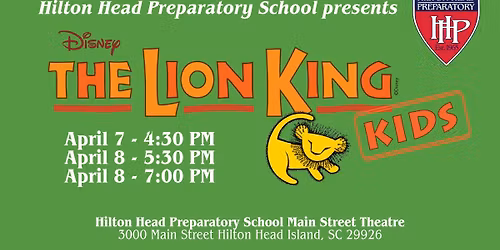 Hilton Head Preparatory School's The Lion King Kids