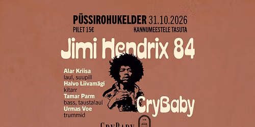 Jimi Hendrix 84 | P\u00fcssirohukelder, Tartu