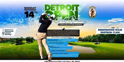 The DETROIT OPEN: Golf Outing