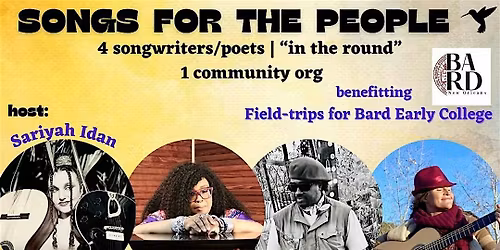 SONGS FOR THE PEOPLE- Lilli Lewis, Ashley Beach, Timeless, Sariyah Idan