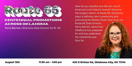 Route 66 Centennial Promotions Across Oklahoma