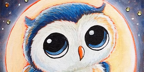 Whoo's Adorable Canvas Paint and Sip