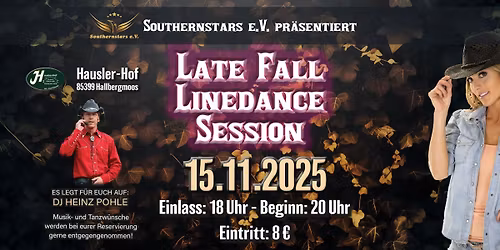 Late Fall Linedance Session 2025 mit DJ Heinz Pohle