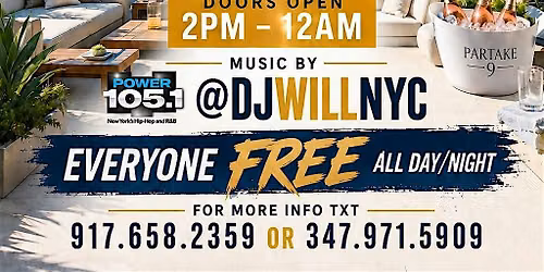 ROOFTOP SUNDAYS AT PARTAKE (Everyone Free )