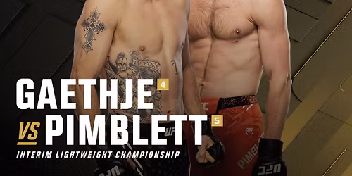 UFC 324 - Gaethje vs Pimblett Tickets