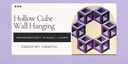 Hollow Cube Wall Hanging Workshop
